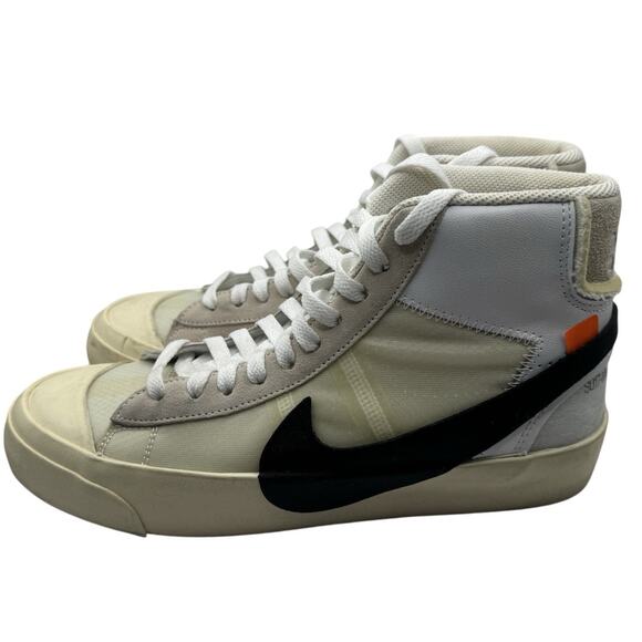 Nike x Off-White Blazer Mid “The Ten” AA3832-100 Men 7.5 Zip Tie - Picture 5 of 14